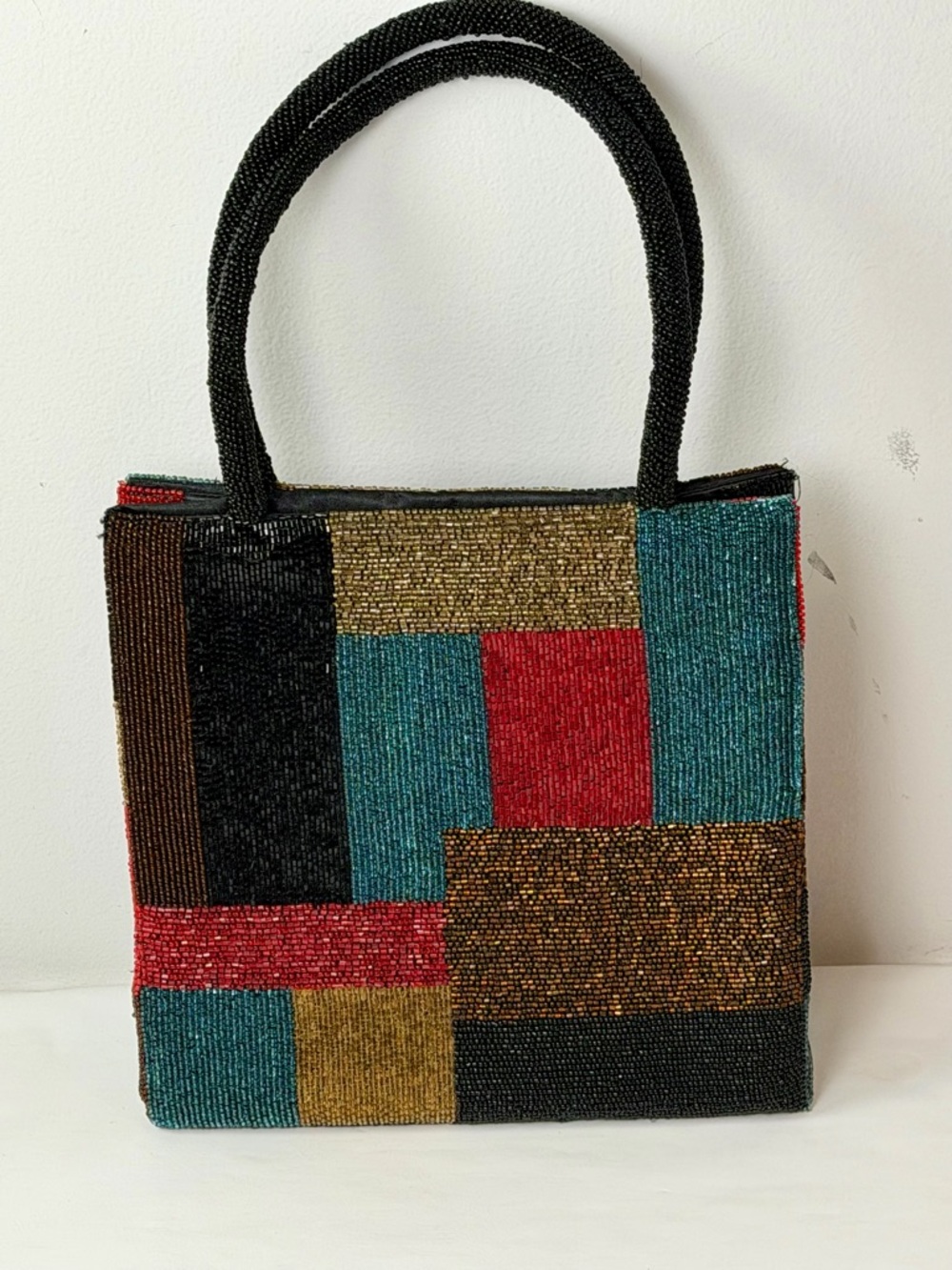 Millicent Fine handbags Vintage Multicolored beaded  handbag